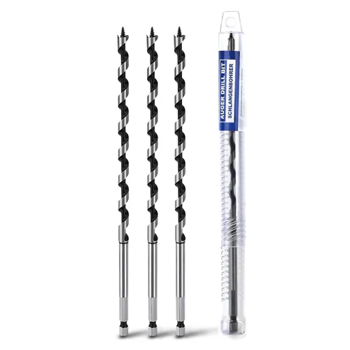 Miniatura 20 de Broca de 1-1/2 x 11.8 pulgadas para barrenar madera, Broca de 38x300 mm hexagonal larga para madera, madera dura, embarcaciones