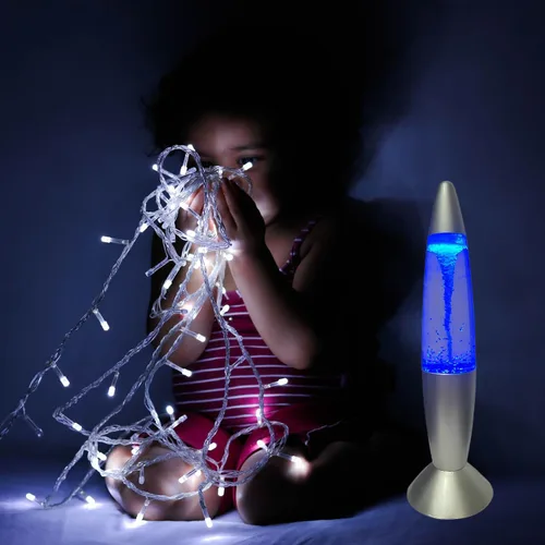 Miniatura 4 de Lámpara de tornado de 14 pulgadas para niños, adolescentes y entusiastas de la ciencia, luz LED que cambia de color para dormitorios, aulas
