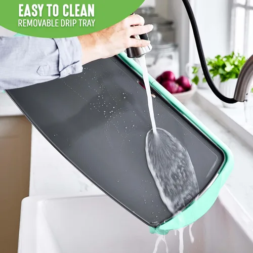 Miniatura 9 de GreenLife 20 x 50.8 cm Plancha Eléctrica Extra Grande, Cerámica Antiadherente Libre de PFAS y PFOA No Tóxica, Control de Temperatura, Calentamiento