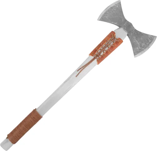 Miniatura 8 de Protector de cuello de hacha de cuero, cubiertas para mango de hacha para púas de jardinería o protector de hachas de campamento