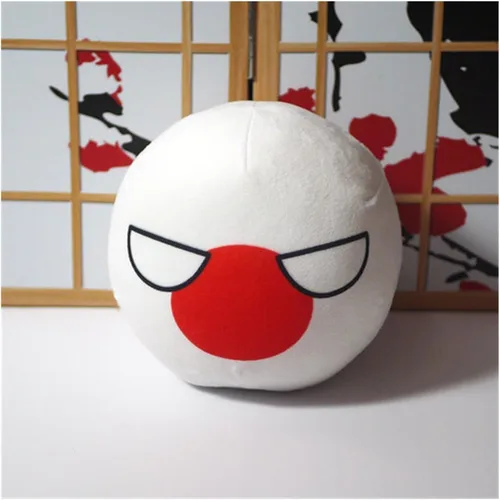 Miniatura 32 de Polandball Countryballs Muñeco de peluche Ucrania España Hungría Portugal Rumanía Grecia Austria México Polonia Ball (15,3.8 pulgadas)