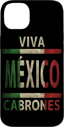 Miniatura 15 de Carcasa para iPhone 12 Pro Max Viva México Cabrones con bandera mexicana