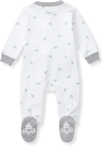 Miniatura 183 de Burt's Bees Baby - Pijama de una pieza para bebé, mameluco para dormir y jugar, algodón 100% orgánico, cremallera frontal