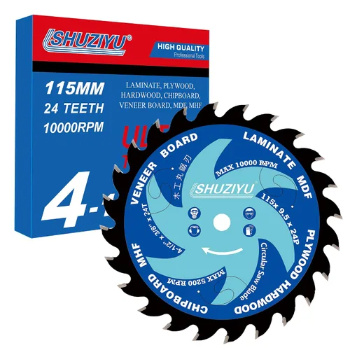 Miniatura 9 de 4-1/2" (115mm)-30T, hoja de sierra circular de trabajo de metal, eje 3/8 "(9.5mm), uso en todas las marcas de sierra inalámbrica de eje de 0.374 in