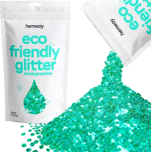 Miniatura 25 de Purpurina biodegradable, holográfica plateada, 3.5 onzas, respetuosa con el medio ambiente, extra gruesa, bioecológica, vegana para festivales