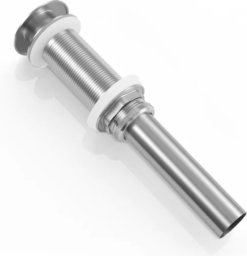 Miniatura 24 de KES Desagüe para lavabo con rebosadero, tapón emergente negro mate, paquete de 2 unidades para lavabo de tocador, tapón de drenaje de metal total
