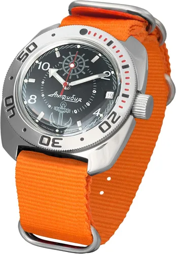 Miniatura 2 de Vostok Amphibian Automatic - Reloj de pulsera para hombre con cuerda automática Amphibia 710, 710526