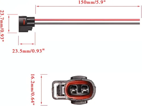 Miniatura 7 de ENA Juego de 3 bobinas de encendido rojas 6 bujías platino 3 conectores 3 cables compatibles con Toyota Lexus 2001-2005 IS300, 1998-2005 GS300