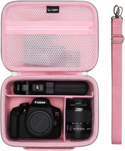 Estuche para cámara compatible con Canon EOS Rebel T7/R50/R6 Mark II/R100/R50 V/T6/R8/R10/R5 Mark II/RP/R7/5D Mark IV/SL3/R5/T100 DSLR SLR Cámara,