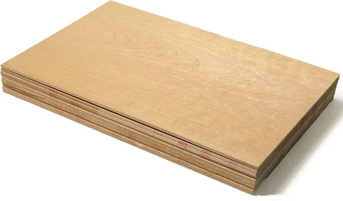 10 hojas de cereza de 12 x 19 pulgadas, núcleo de MDF, 12x19 pulgadas, grado A1 de alta calidad, de una cara, lista para Glowforge, sin terminar.
