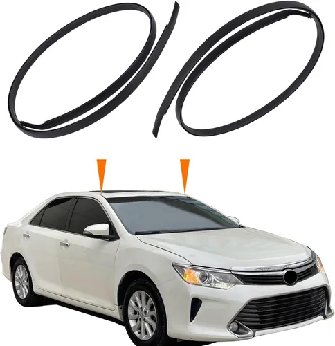 2 piezas de moldura de goteo de techo burlete compatible con Toyota Camry 2012-2017, kit de sellado de moldura de techo lado izquierdo y derecho