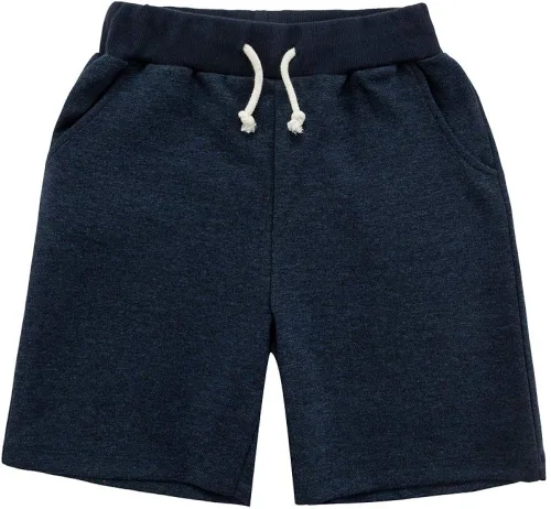 Miniatura 2 de UNCOO - Paquete de 2 pantalones cortos deportivos de tela deportiva saludable para niños (edad 3-12 años)