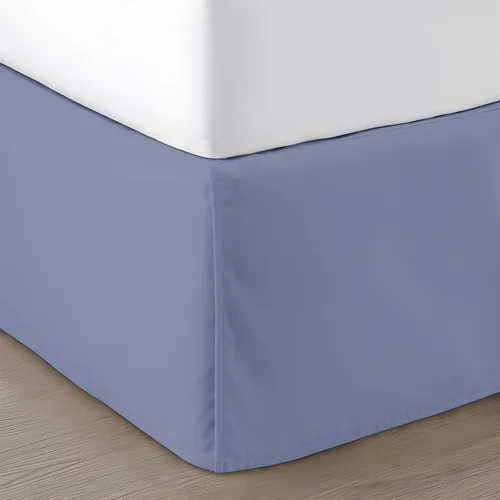 Miniatura 12 de Falda para cama de algodón egipcio de 550 hilos con caída de 12 pulgadas para cama tamaño Alaskan King (108 x 108 pulgadas), color Moss (musgo), 1