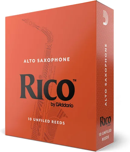 Miniatura 9 de D’Addario Woodwinds, cañas para saxofón Rico, saxofón alto, RJA2520, resistencia 2.0, paquete de 25