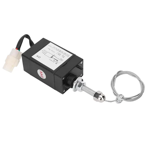 Miniatura 4 de Solenoid Valve, Disel Engine Solenoid Valve Plastic Normally Open Stop Controller DC24V Shut Off Stop, Automotive Starter Solenoids