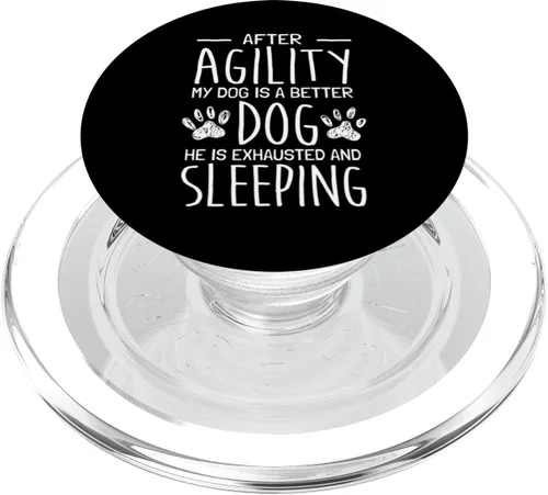 Miniatura 7 de Dog Agility Handler - Agility Dog Sports - Dog Agility PopSockets Adhesive PopGrip