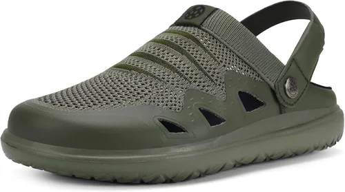 Miniatura 8 de Zuecos de jardín para hombre y mujer, sandalias transpirables para caminar ortopédicas de verano con suela de fascitis plantar