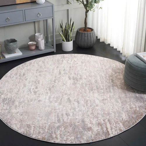 Miniatura 10 de SAFAVIEH Lagoon Collection - Alfombra de pasillo, 2 pies 2 pulgadas x 8 pies, beige y gris, diseño abstracto moderno, no desprende pelusa y de fácil