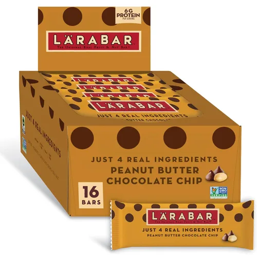 Larabar - Barras de snack sin gluten, caja variada, veganas, 8 sabores, 1.7 oz, 16 unidades