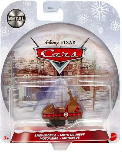 Miniatura 3 de Disney Pixar Cars Holiday Christmas Special Edition Winter Series - Paquete de fundición a presión de 3 autos – Mater, Lightning McQueen y moto