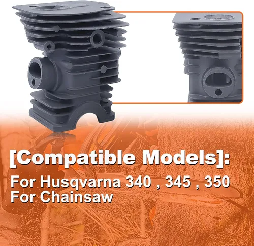 Miniatura 4 de Kit de pistón de cilindro de 1.732 in, para Husqvarna 340, 345, 350 para motosierra