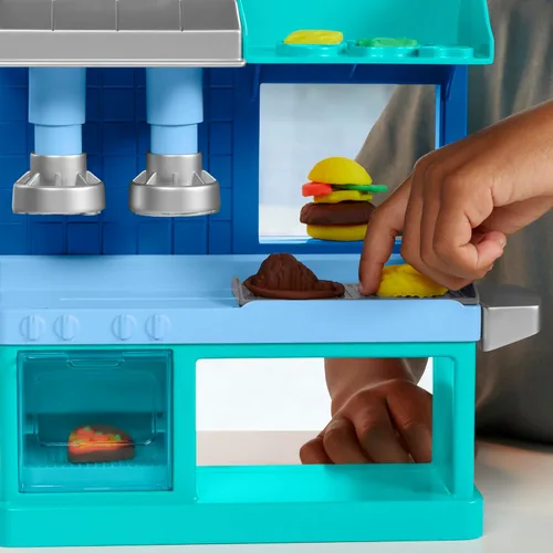 Miniatura 7 de Play-Doh - Juego de cocina de dos lados para chefs ajetreados de Kitchen Creations, juego de cocina para niños en edad preescolar, manualidades