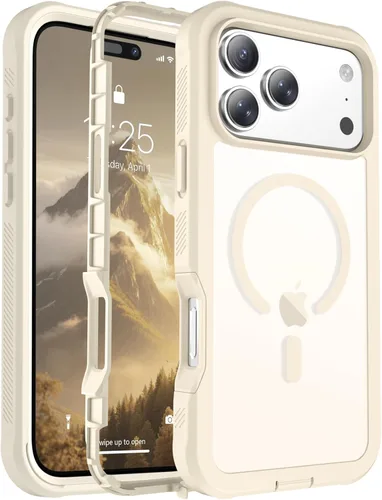 Miniatura 52 de jaroco - Funda magnética compatible con MagSafe para iPhone 11 de 6.1 pulgadas; protección de grado militar contra caídas, de doble capa