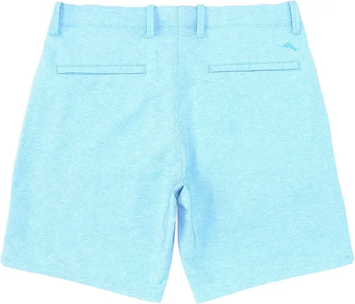 Miniatura 2 de Tommy Bahama Pantalones cortos On Par IslandZone de 8 pulgadas con elástico para hombre (Banff Blue, 30), Azul (Banff Blue)