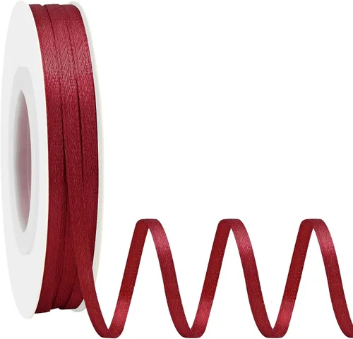 Miniatura 164 de 10 Classic Colors Double Face Satin Ribbon Set 1/8 Inch Polyester Ribbons for Gift Wrapping Fabric Ribbon for Crafts Flower Bouquet Arts Wedding
