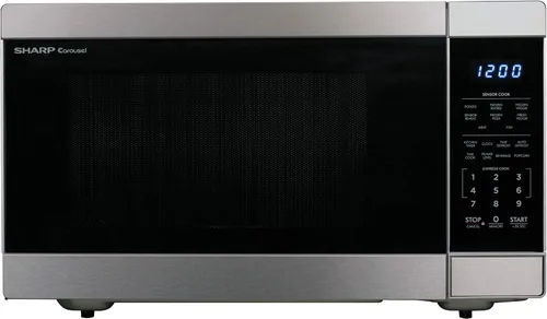 Miniatura 14 de SHARP Horno microondas para encimera con plato giratorio extraíble de 13.6 pulgadas, 1100 vatios, 1.6 pies cúbicos, acero inoxidable