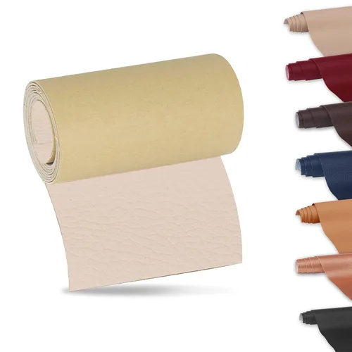 Parche adhesivo de reparación de cuero, parche adhesivo de cuero de 20 x 54 pulgadas para sofás, asientos de automóvil, bolsos, chaquetas, parche de