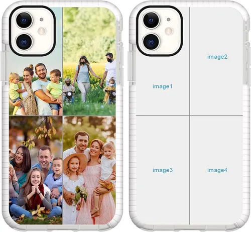 Miniatura 48 de Funda de teléfono personalizada para iPhone 11, diseño personalizado de fotos de collage de múltiples imágenes, resistente a los golpes, resistente