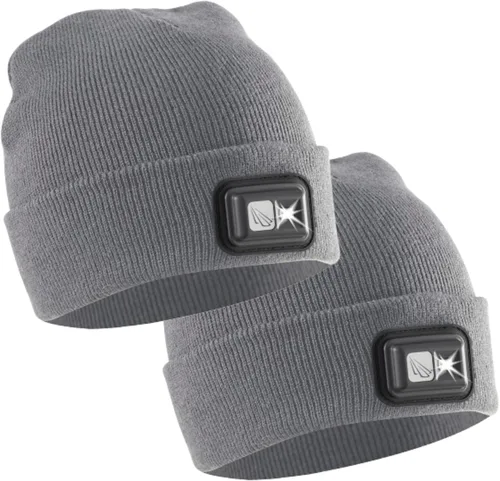 Miniatura 17 de POWERCAP - Sombrero LED con luz de 150 lúmenes, forro polar recargable con faro incorporado brillante, impermeable, cálido, talla única Mossy Oak