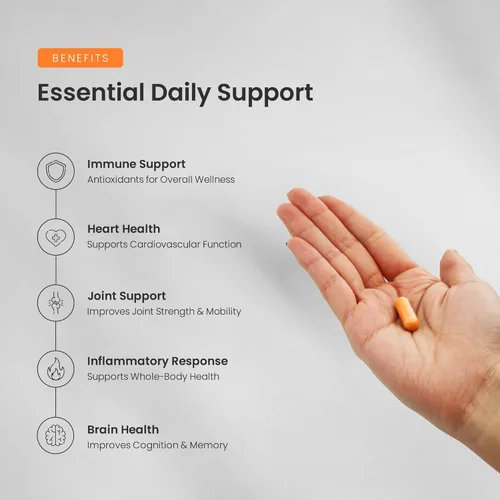 Miniatura 2 de Curcumina de cúrcuma con extracto de pimienta negra de 1500 mg 95% curcuminoides suplemento de cúrcuma extra fuerte para la salud