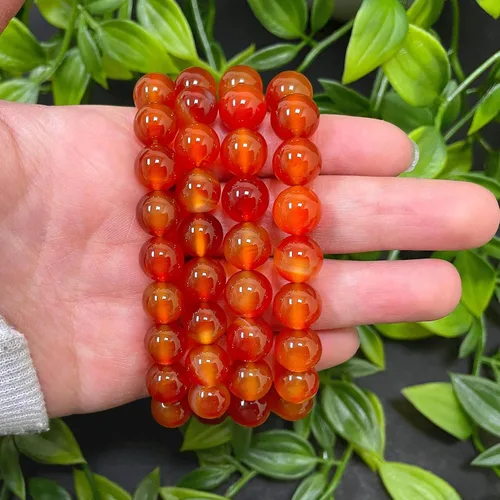Miniatura 39 de Gem Avenue Handmade Round Bead Stretch Bracelet Unisex Natural Stone Beaded Jewelry for Men & Women, Elastic Wristband for Daily Wear