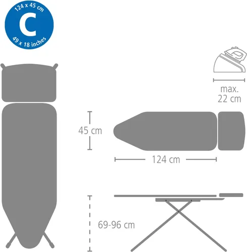 Miniatura 3 de Brabantia Tabla de planchar universal de repuesto para tabla de planchar