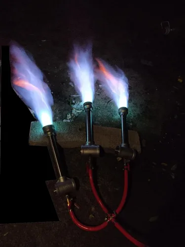 Miniatura 6 de Quemadores de triple forja de gas con regulador Horno de fusión de metal forja de propano Fabricación de cuchillos de herrero