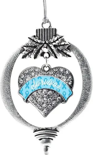 Miniatura 60 de Inspired Silver - Adorno con dije de hermana gemela - Adornos navideños de plata con circonitas cúbicas