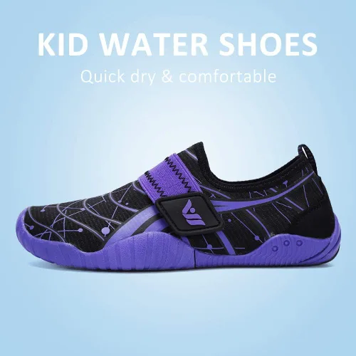 Miniatura 4 de CIOR Zapatos de agua ligeros para niños y niñas, tenis acuáticos para la playa (niños pequeñosniños grandes)