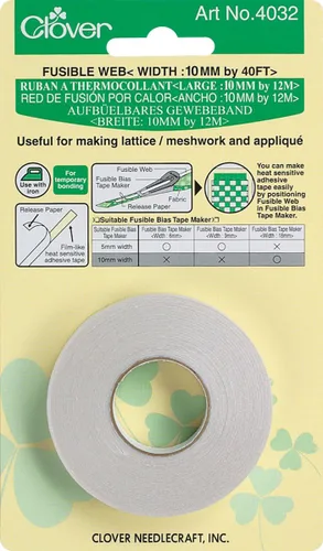 Miniatura 2 de Clover Red Fusible 0.197 in, 1/4 de pulgada 40 pies (4031)