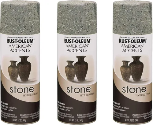 Miniatura 8 de Rust-Oleum 7992830 Stone Creations - Pintura en aerosol, 12 onzas, piedra gris Gris (Gray Stone)