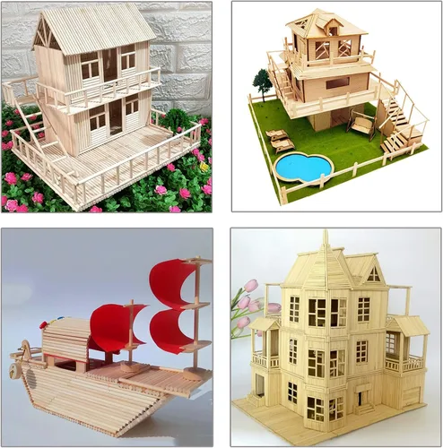 Miniatura 5 de DaTpuik Varillas de Espiga de 1/4 x 36 Pulgadas 25PCS Palos de Madera Varillas de Espiga de Madera - Palos de Bambú Sin Terminar - para Manualidades