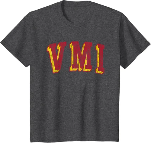 Miniatura 20 de VMI Keydets Retro Arch Camiseta, Negro