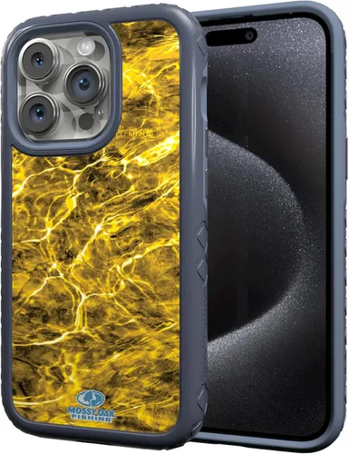 Miniatura 59 de cellhelmet Mossy Oak Agua Yellowfin Funda de doble capa en gris diseñada para iPhone 13 Mini a prueba de golpes y caídas, duradera, como se ve