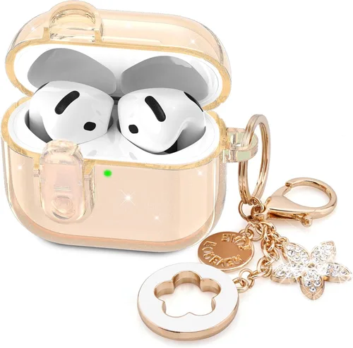 Miniatura 17 de Funda para Apple Airpods iPods Pro 3, fundas transparentes 2025 lindas mujeres, VISOOM Cute Air Pods Pro3 funda transparente para Airpods iPods Pro