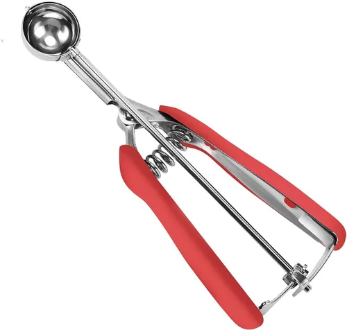 Miniatura 15 de HOMURE H Large Cookie Scoop 8 Tablespoon, 4 oz Ice Cream Scoop with Trigger, #8 Portion Scoop, Muffin Scoop, 18/8 Stainless Steel, Comfortable Grip