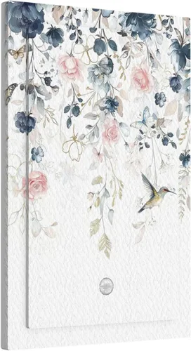 Miniatura 109 de Decorative Outlet Covers Blue Background White Cat Daisy Floral 2-Gang 1-Gang Wall Plate Single Toggle/Rocker Farmhouse Style Light Switch Covers