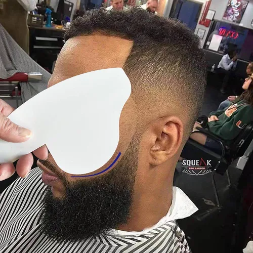 Miniatura 2 de Diseño de relleno de línea capilar multiusos, herramienta de modelado de barba, tarjeta de mejora de la línea de cabello, placa de optimización