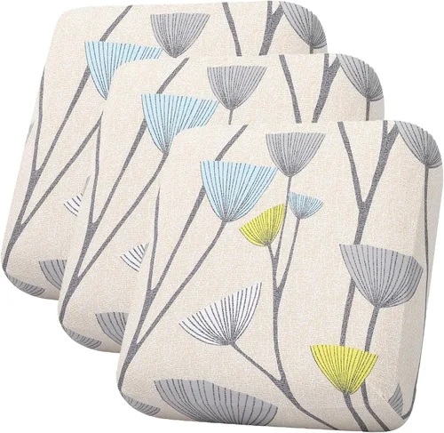 Miniatura 156 de hyha Fundas de cojín estampadas para sofá al aire libre, fundas florales lavables para muebles de patio, exteriores, funda de repuesto para asiento