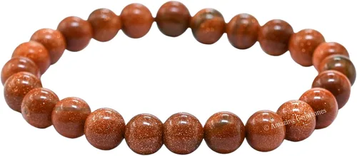 Miniatura 578 de Amazing Gemstone Pulsera de cristal para mujeres y hombres, pulsera de cristal curativo de protección, pulsera elástica con cuentas de piedras